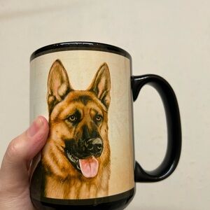 Americaware German Shepherd Mug featuring artwork by Tamara Burnett